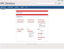 Tablet Screenshot of ppcdir.com